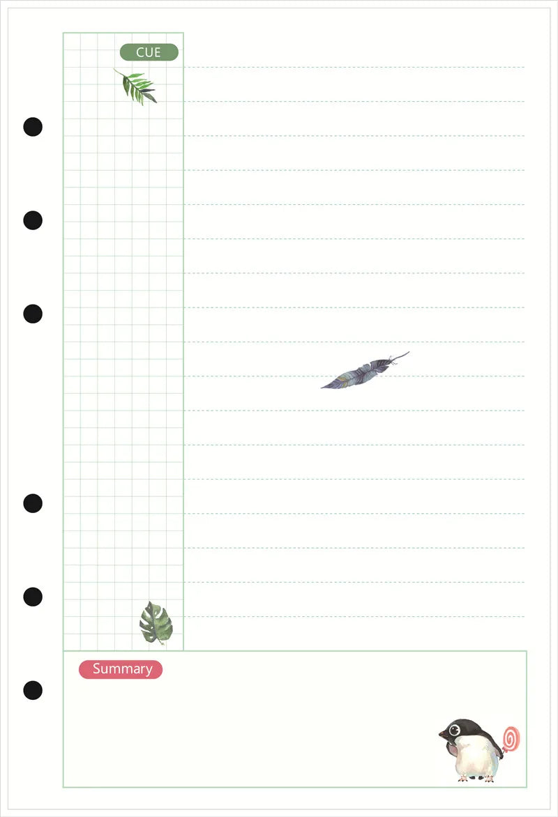 A5 A6 A7 Laser Notebook Planner Organizer Binder Books Journal Sketchbook Accessories Diary Office Supplies Notebook