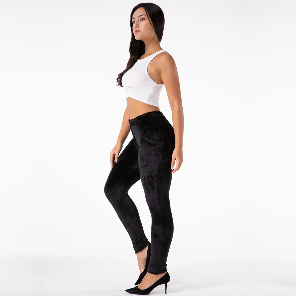 Shascullfites Chenille Black Casual Pants Sport Fashion Elastic Cotton Pants Elegant Gothic Women's Trousers Comfy Clothes