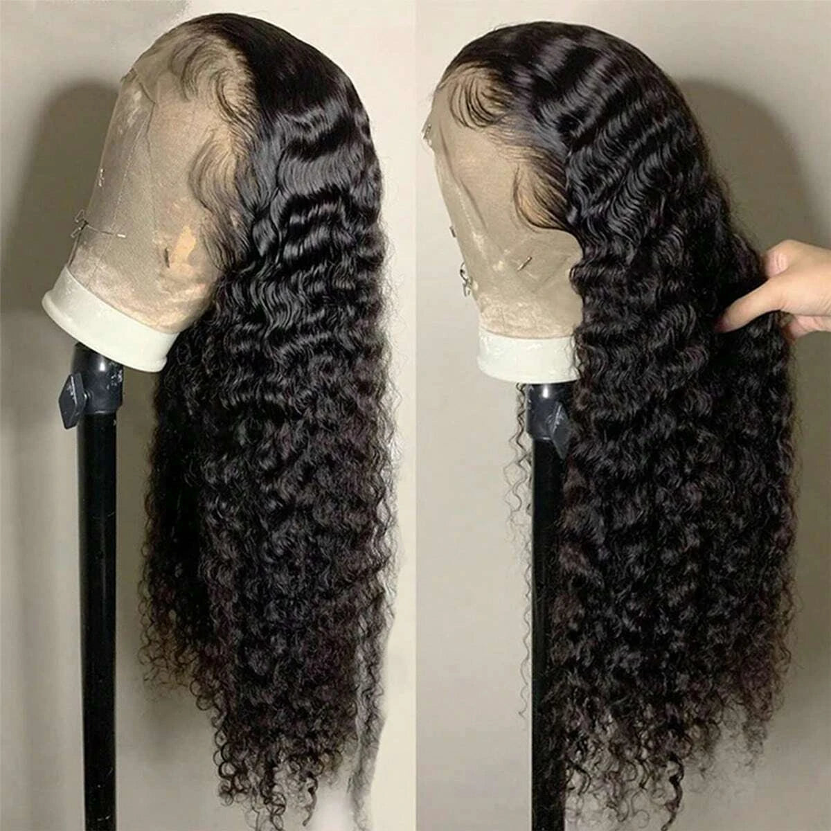 100% Virgin Brazilian Remy Blonde for Piano Color French Lace Front Wigs Long Length Small Cap Size Glueless Baby Hair