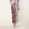 High Quality 2025 Latest Pleated Skirt Women's Elegant High Waist Printed Casual Pleated Mid-length Women's Skirt