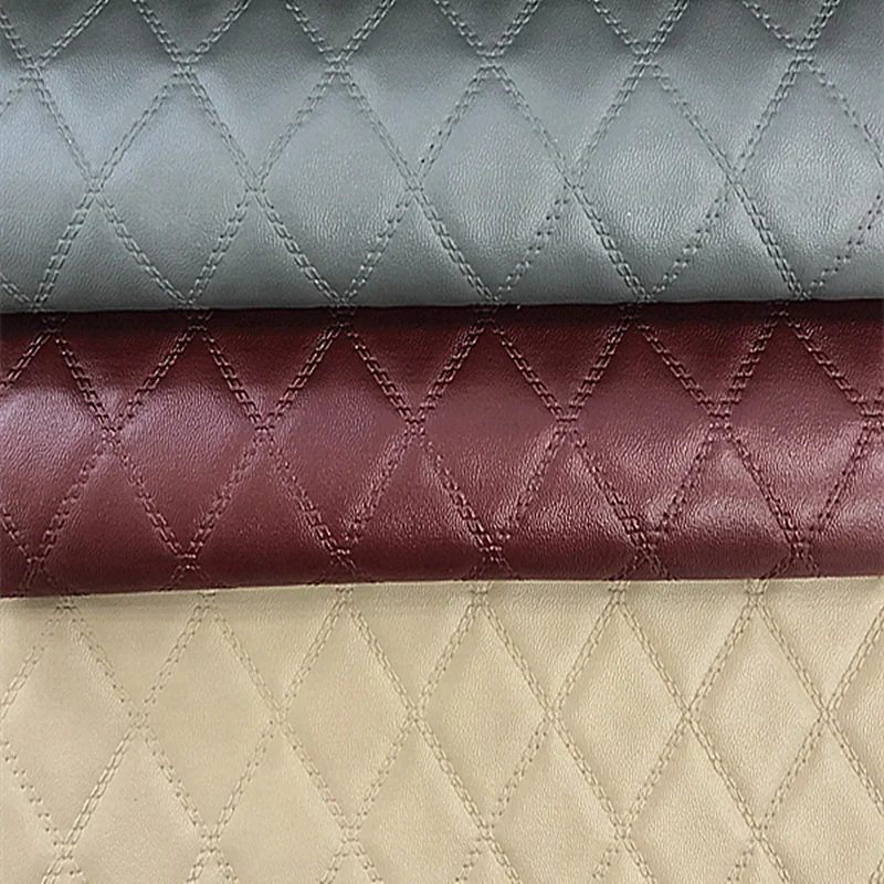 Quilting Knitted PU or PVC Synthetic Leather for Liner of Motorcycle Trunks & Saddle Bags