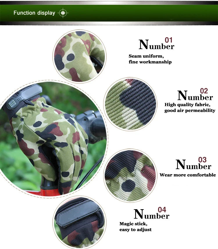 Fishing Gloves Summer Breathable Outdoor Riding Gloves Man Lady Light Bicycle Non-Slip Gloves Full Finger Fingerless