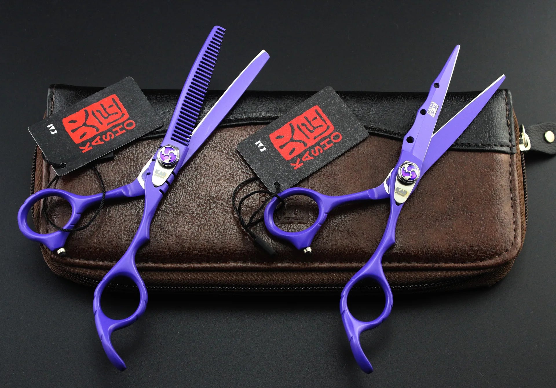 Professional 6 inch scissors Hairdressing scissors Barber scissors Straight Thinning  Hair Cutting Tool