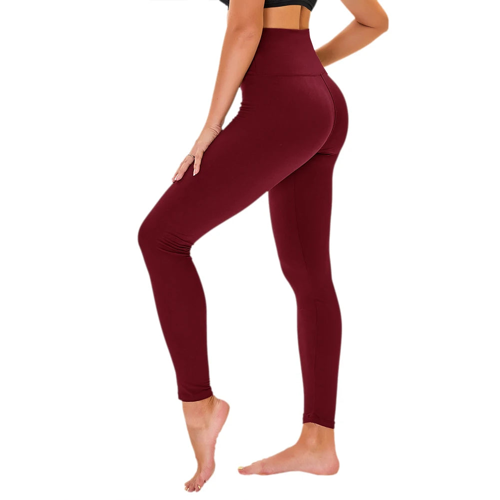 2025 New UZZDSS High Waisted Leggings for Women- Soft Tummy Control Slimming Yoga Pants for Workout Running Reg Suit Pants