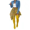 Most Popular Summer Women Irregular Plaid Shirt Skirt Casual Women Short Dress Mini Skirts