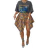Most Popular Summer Women Irregular Plaid Shirt Skirt Casual Women Short Dress Mini Skirts