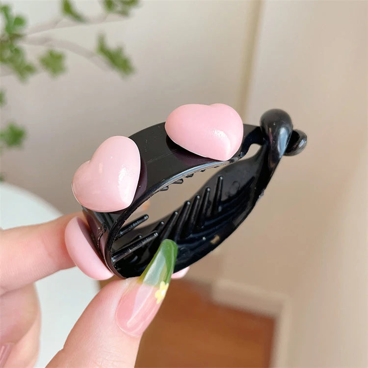 Maruko Hair Ornaments Lazy Hair Clip Plate High Ponytail Fixed Artifact Clip Buckle Hairpin Baby Accessories