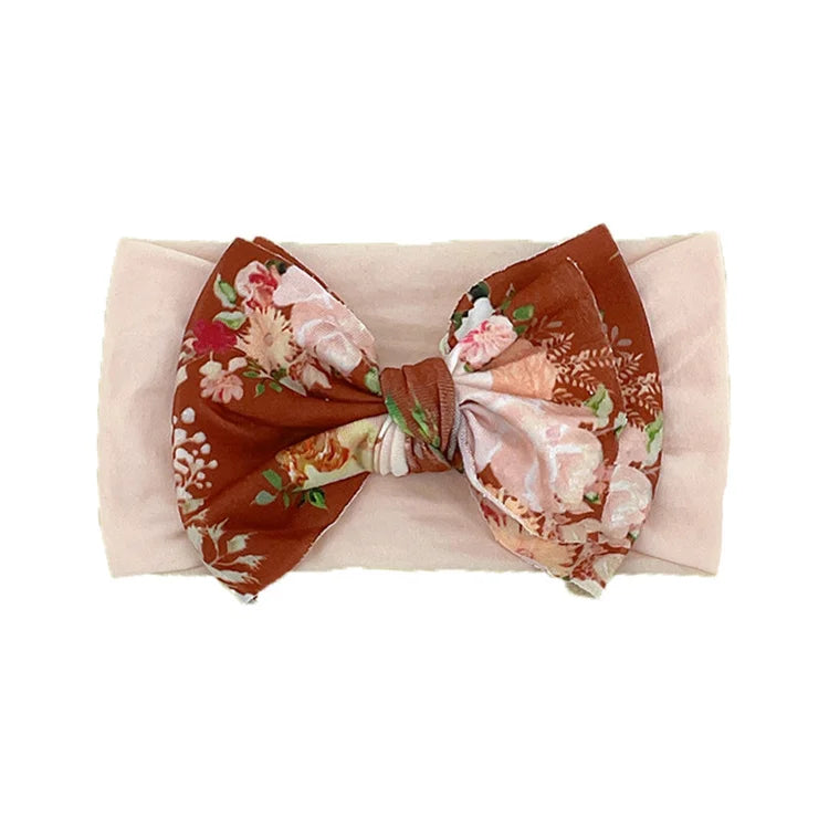 New Baby Products Cute Baby Nylon Traceless Wide Headband Children's Hair Accessories Baby Bows and Headbands Set