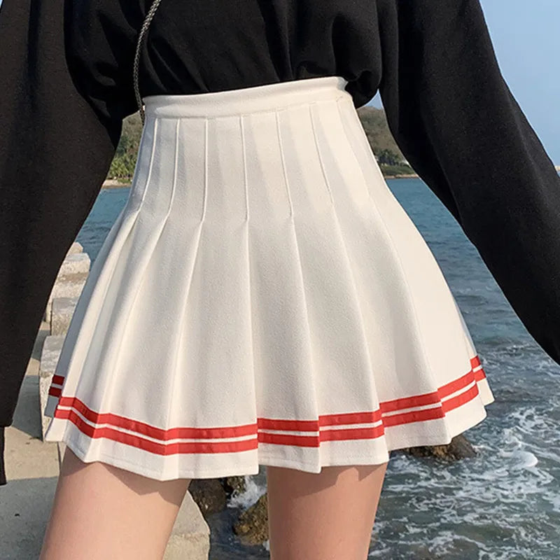 Wholesale New Hot Sales Women Plaid Pleated Skirt Female Summer New High Waist Thin Skirt Autumn Winter Skirt