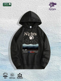 US Local Warehouse: 100% Cotton "Nights" Frank Ocean Nightscape Hoodie, 7 Colors