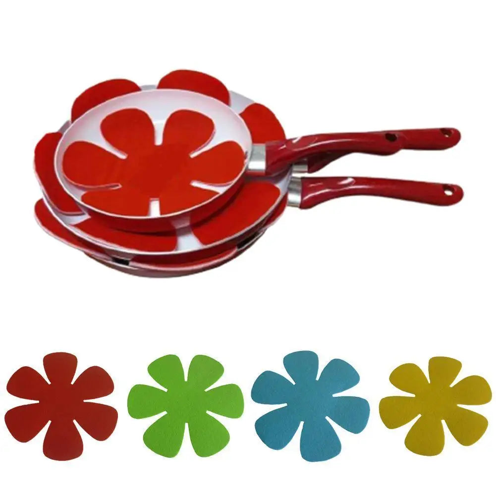 4Pcs/set Pot & Pan Protectors Divider Pads To Prevent Scratching Separate and Protect Surfaces for Cookware