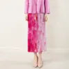 High Quality 2025 Latest Pleated Skirt Women's Elegant High Waist Printed Casual Pleated Mid-length Women's Skirt