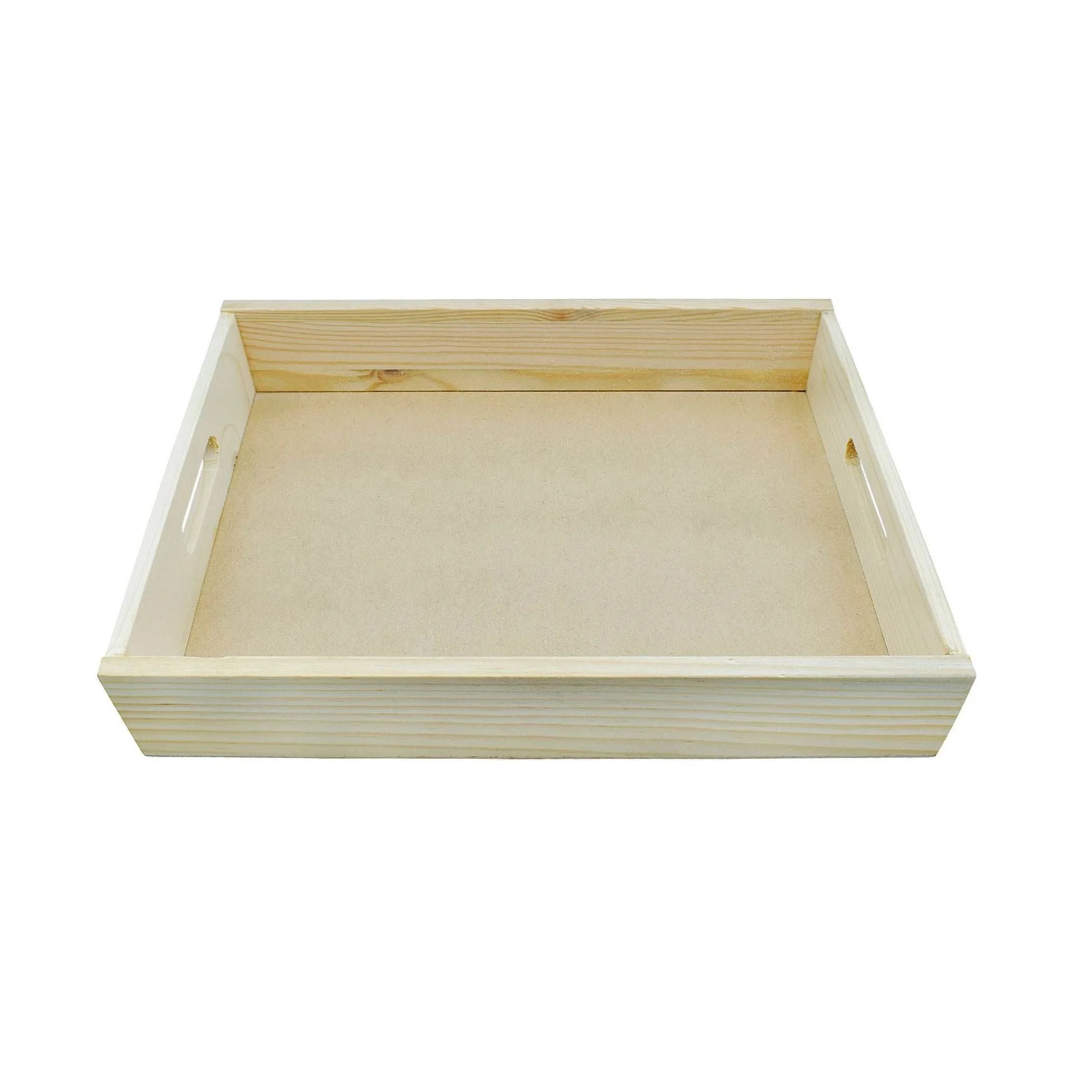 Craft Valley SS Large Eco-Friendly Biodegradable Acacia Wood Serving Tray Custom Design Handles Durable Dishwasher Safe American