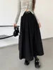 Boutique Wholesale 2025 Autumn New Fashionable and Versatile Mid to Long Pleated Slimming Women's Half Skirt
