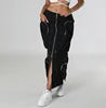 H0045-Fashionable Zipper Multi-pocket  Plus Size Skirts Cargo Skirt Women Long Skirts