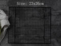 Black Grid Baking Tray Stand Biscuit Cookie Pie Bread Cake Rack Cooling Rack Shoot Accessories Props Photography for Food Photo
