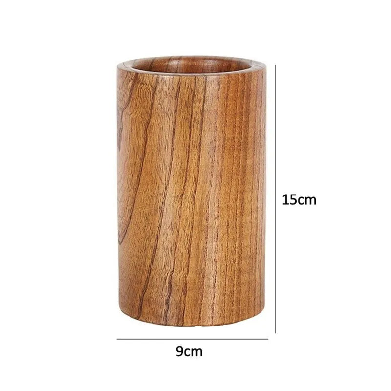 Wooden Chopsticks Drain Holder Spoon Fork Tableware Storage Rack Container Organizer Kitchen Supplies