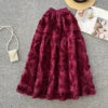 Boutique Wholesale 2025 Spring New Fashionable High Waist Slimming A-line Women's Half Skirt