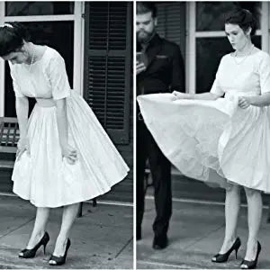 Vintage Wedding Bridal Petticoat Cosplay Rockabilly Dress Crinoline for Woman Wedding Bridal Underskirt Rockabilly Tutu