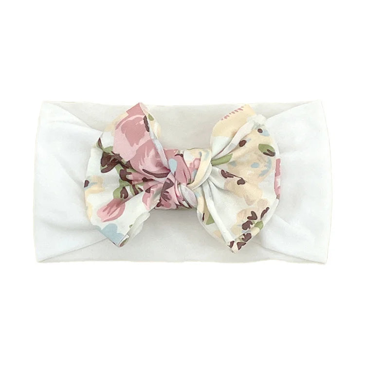 New Baby Products Cute Baby Nylon Traceless Wide Headband Children's Hair Accessories Baby Bows and Headbands Set
