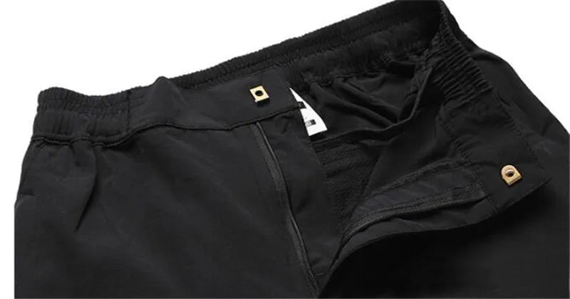 Quick Dry Stretch Thin Pants Men Casual Sport Joggers Streetwear Track Reflective Trousers Pantalon Sweatpants 4XL Men Clothing