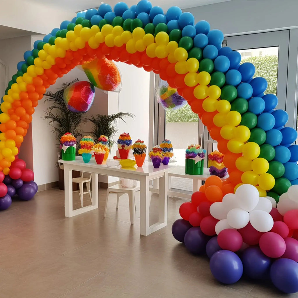 Hot Sale Rainbow Balloon Garland Arch Kit Perfect for Birthday Party Graduation Baby Shower Photo Props Colorful Balloons