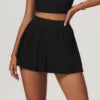 Custom logo Wholesale Women Golf Sports Skirt Soft High Waist Pleated Women Tennis Sports Wear Skirt With Shorts
