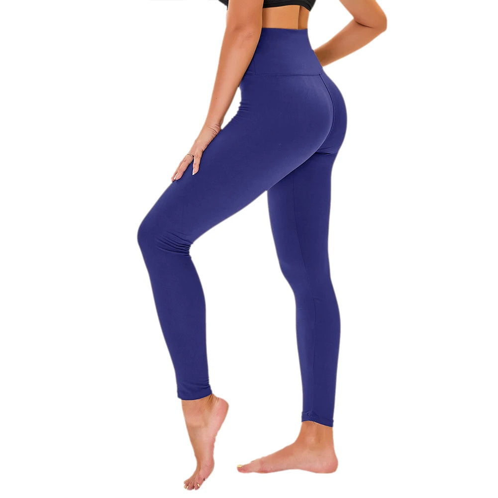 2025 New UZZDSS High Waisted Leggings for Women- Soft Tummy Control Slimming Yoga Pants for Workout Running Reg Suit Pants