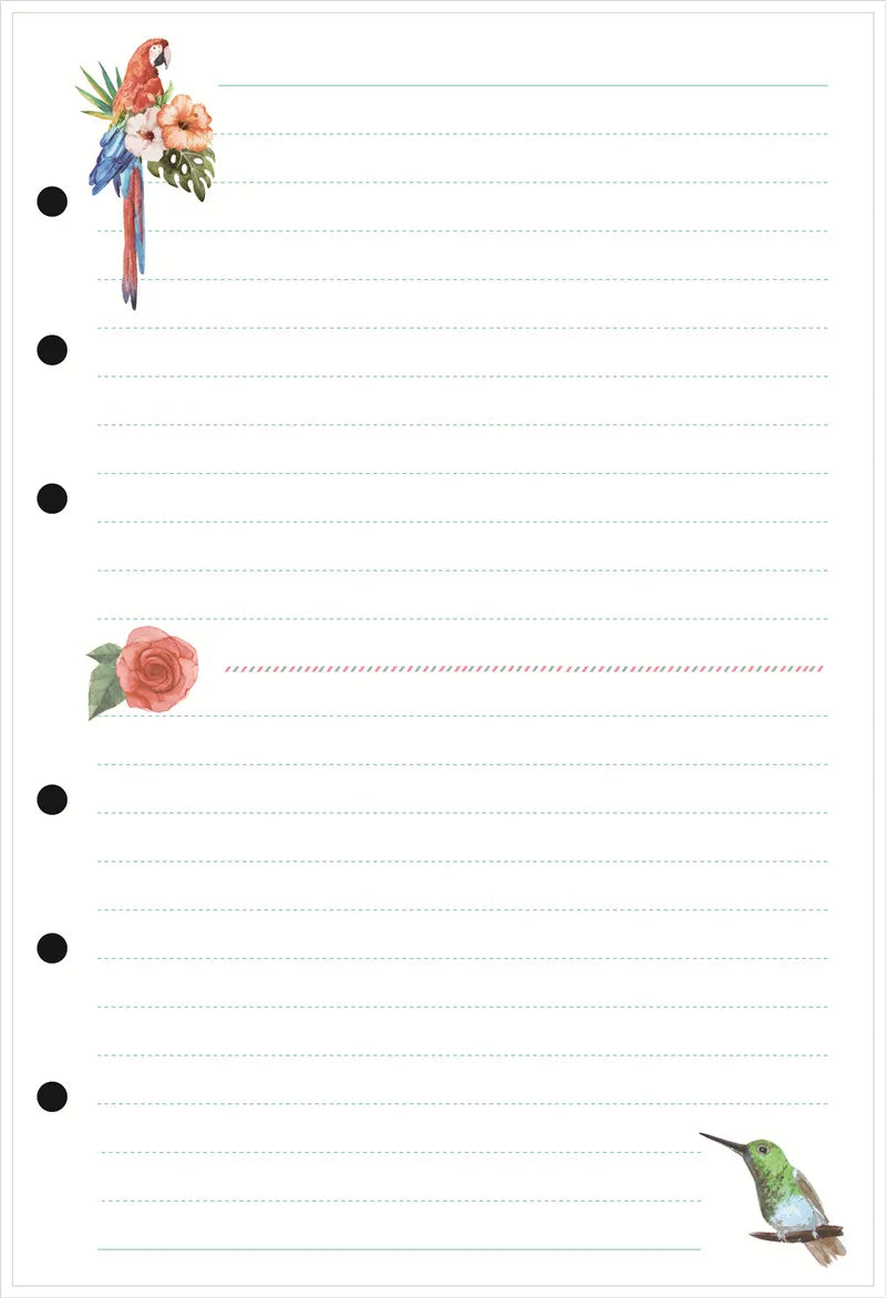 A5 A6 A7 Laser Notebook Planner Organizer Binder Books Journal Sketchbook Accessories Diary Office Supplies Notebook