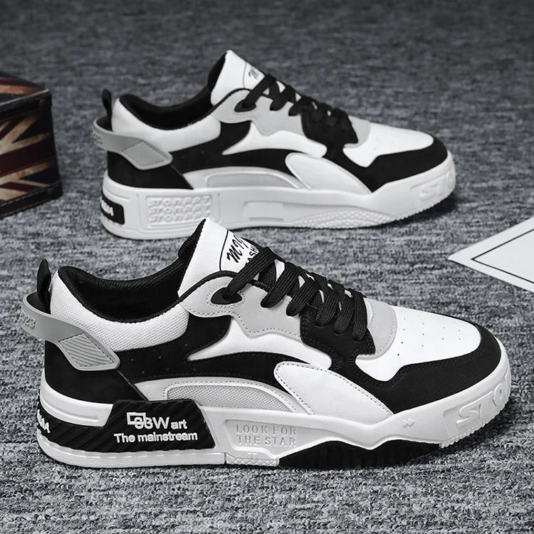 Y Men's Thick Sole Platform Sneakers Breathable Casual Wear-resistant Waking Style Shoes for Men