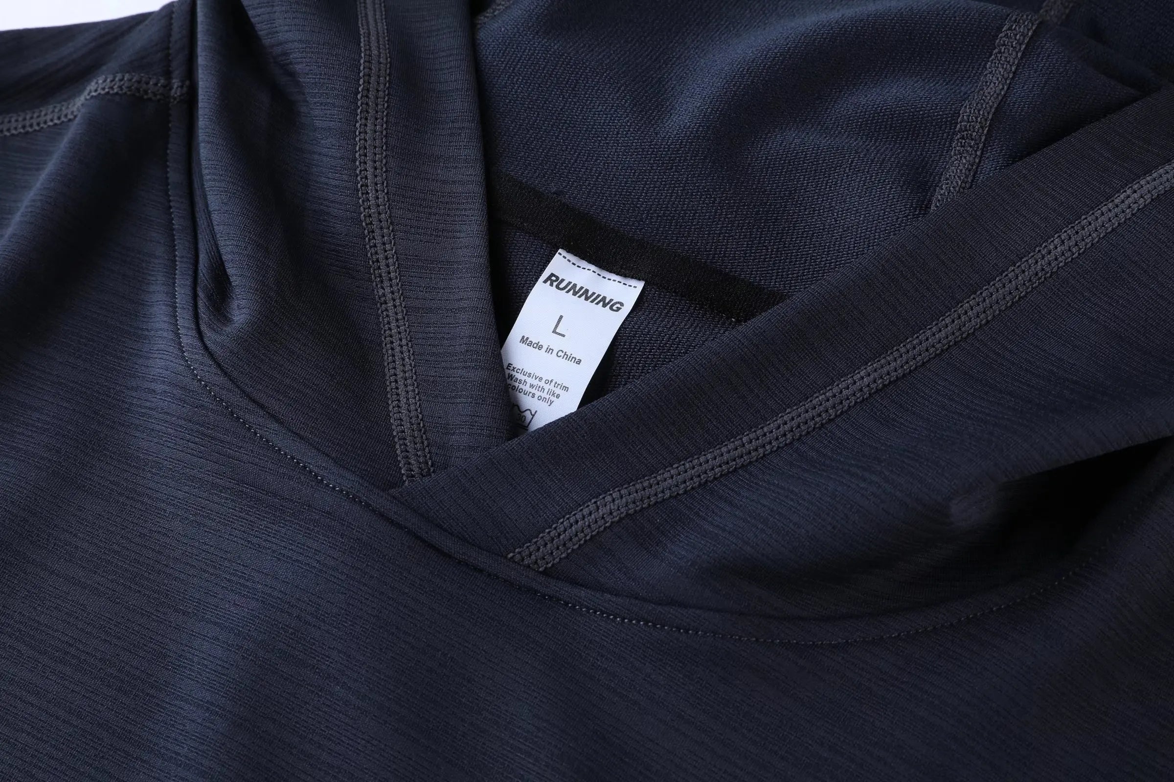 Gym Men T Shirt Long Sleeve Slim Tops Tees elastic T-shirt Sports Fitness Autumn winter comfort breathable Quick dry Hooded