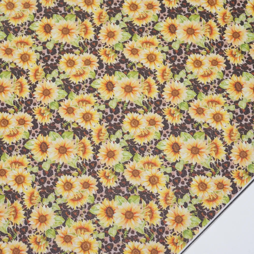 136cm*30cm Professional Custom Cute Cartoon Pattern Litchi Faux Synthetic Leather Fabric for Bag Shoes