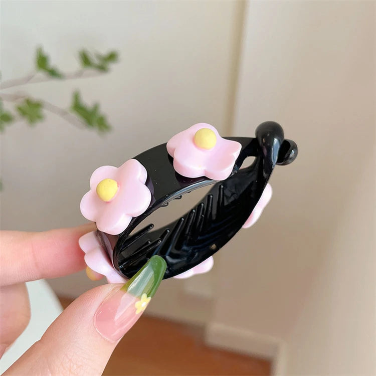 Maruko Hair Ornaments Lazy Hair Clip Plate High Ponytail Fixed Artifact Clip Buckle Hairpin Baby Accessories