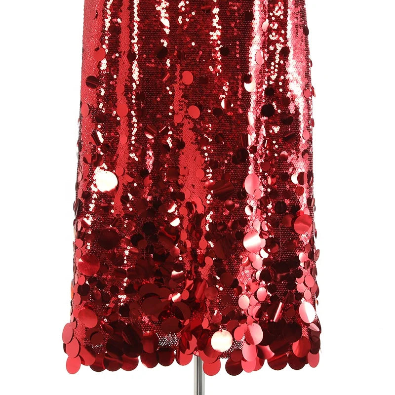 OUDINA Ready to Ship Products Women Irregular Design Casual Midi A-line Skirts Ladies Long Skirt