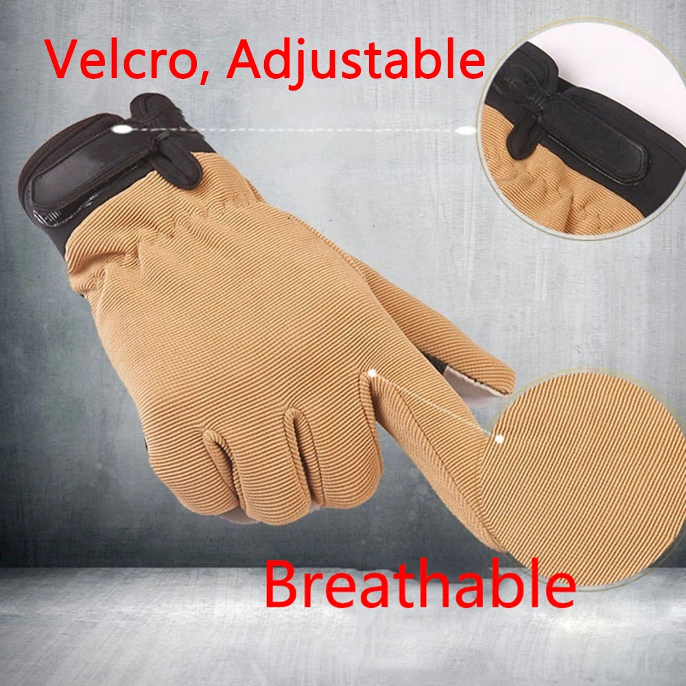Fishing Gloves Summer Breathable Outdoor Riding Gloves Man Lady Light Bicycle Non-Slip Gloves Full Finger Fingerless