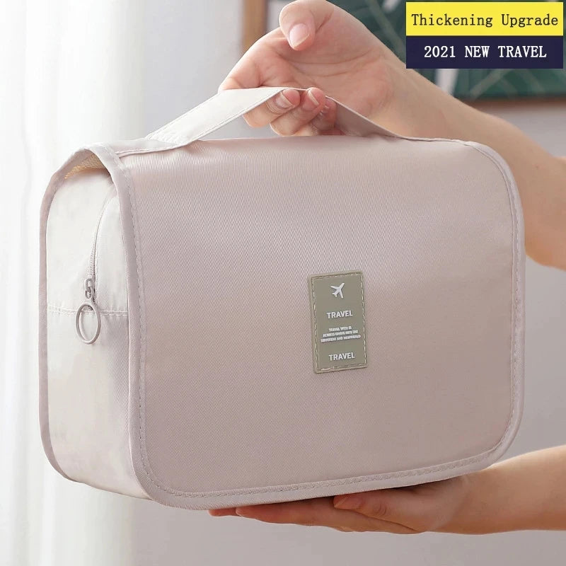 New Hanging Toiletry Bag Travel Toiletry Wash Organizer Kit for Men Women Cosmetics Make Up Sturdy Hanging Hook Shower Bags