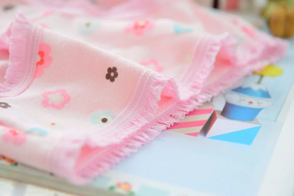 Wholesale(10pcs/lot) Cartoon Design Underwear For Children Kid, 100% Cotton Girls Shorts Underpants Knickers, 2 4 6 8 10 Years