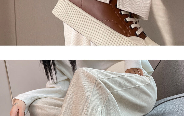 Pregnant Women's Trousers Herringbone Pattern Woolen Belly Narrow Wide-leg Pants Lazy Casual Glutinous Rice Pants Trousers Pregnant Women's Wear