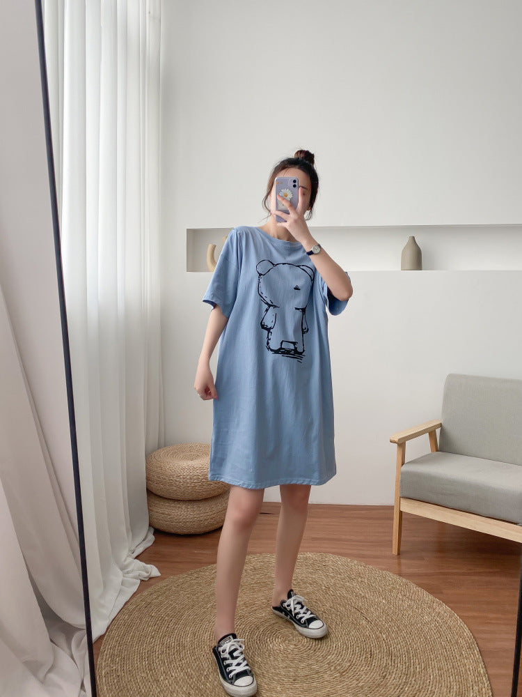 Pregnant Women's Nursing Clothing for Going Out, Fashionable Nursing Short-Sleeved Summer Hot Mom Style Women's Clothing, Breastfeeding Clothing, Trendy Breastfeeding Clothes