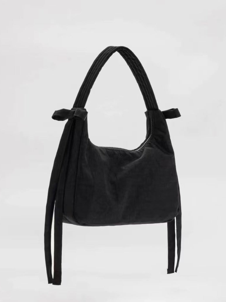 American niche design Baggu Mini Bow handbag underarm bag fashion trendy sky blue all-match women's bag