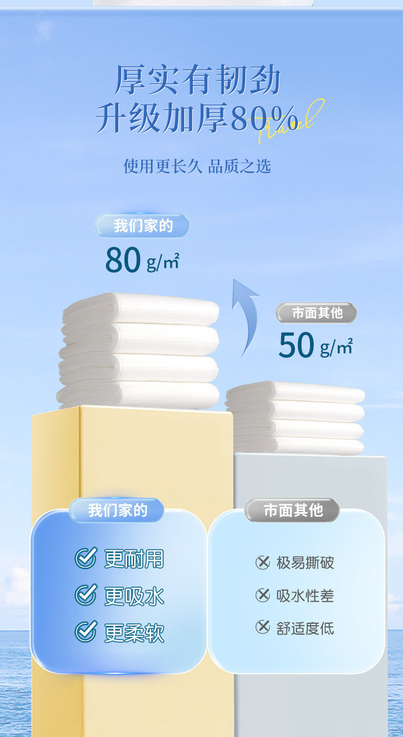 Disposable Bath Towel Individually Packed Thickened Pure Cotton Disposable Towel Portable Travel Cleansing Towel Hotel Bath Towel Wholesale