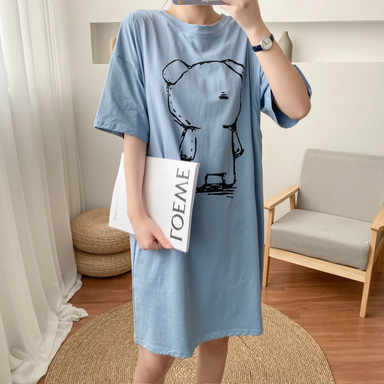 Pregnant Women's Nursing Clothing for Going Out, Fashionable Nursing Short-Sleeved Summer Hot Mom Style Women's Clothing, Breastfeeding Clothing, Trendy Breastfeeding Clothes