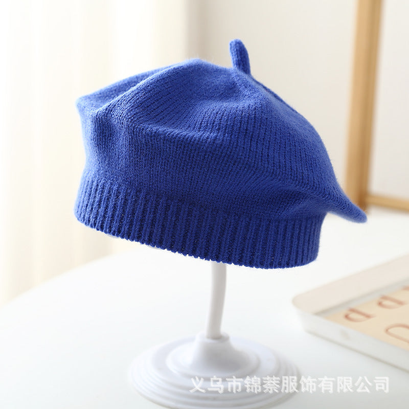 Super Cute Beret Baby Pullover Hat Spring and Autumn Thin Children's Sun Hat Boy's Baby's Fetal Hat Girls' Cute