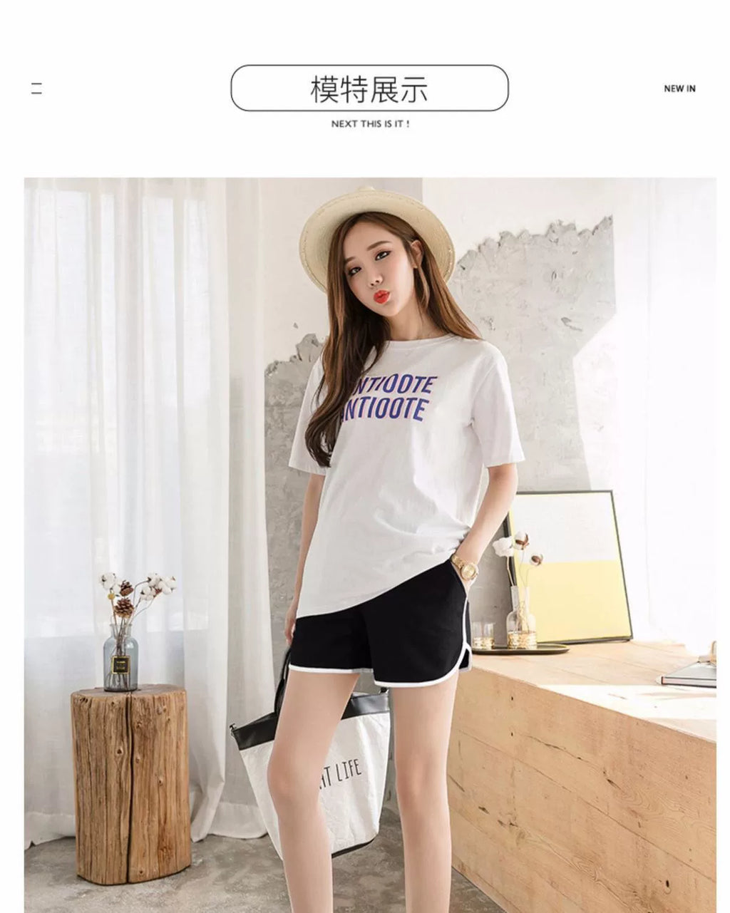 Pregnant Women's Shorts Spring and Summer Thin Leggings Outer Wear Safety Pants Spring and Autumn Loose Fashion Casual Sports Pants Summer Wear