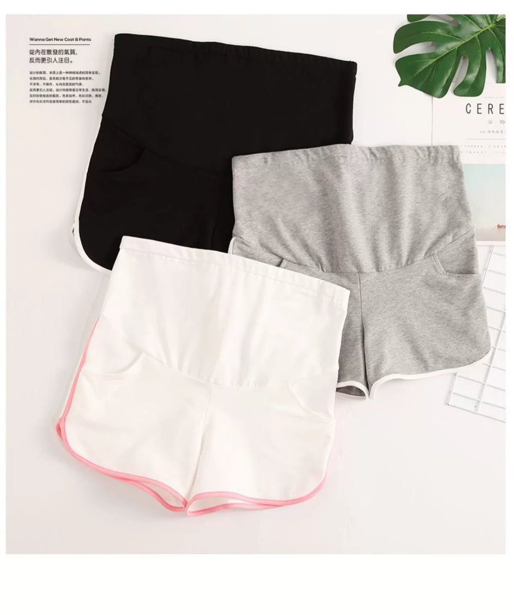 Pregnant Women's Shorts Spring and Summer Thin Leggings Outer Wear Safety Pants Spring and Autumn Loose Fashion Casual Sports Pants Summer Wear