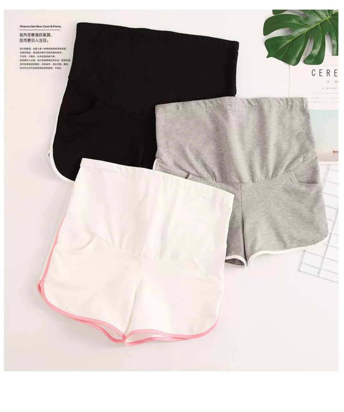Pregnant Women's Shorts Spring and Summer Thin Leggings Outer Wear Safety Pants Spring and Autumn Loose Fashion Casual Sports Pants Summer Wear