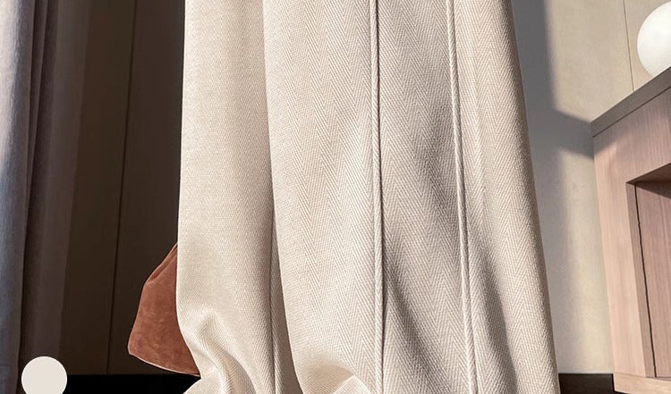 Pregnant Women's Trousers Herringbone Pattern Woolen Belly Narrow Wide-leg Pants Lazy Casual Glutinous Rice Pants Trousers Pregnant Women's Wear