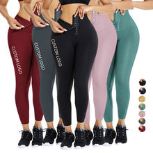 Ins Cross-Border Popular Brushed Shark Leggings Spring Knitted Jeans Women's European and American Wholesale Cross-Border Yoga Pants