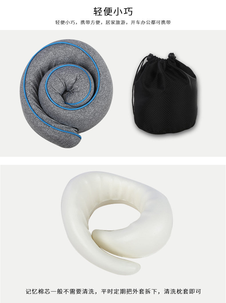 U-Shaped Pillow Memory Foam Neck Pillow Travel Business Trip Neck Pillow Travel Convenient Pillow Pillow Office Nap Pillow Manufacturer