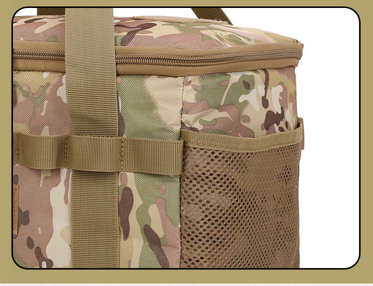 in stock Niuniu Outdoor Camping Storage Bag Large Capacity Camouflage Handbag Tear Resistant Material Tactical Bag Wholesale